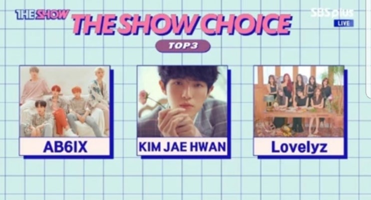  '워너원 경쟁' '더쇼' AB6IX VS 김재환 VS 러블리즈 1위 경쟁