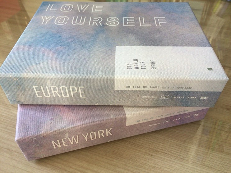  <리뷰> 방탄소년단 러브유어셀프 유럽 DVD & 뉴욕 DVD 구매 후기
