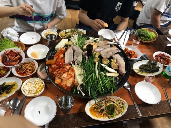  수원 맛집~!!! 삼삼구이 통삼겹살 다녀왔져유  가성비대박대박~!