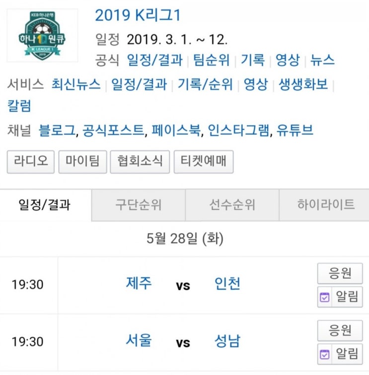 2019.05.28 K리그(프로축구) (FC서울 성남FC) 2019.05.28 K리그(프로축구) (FC서울 성남FC)