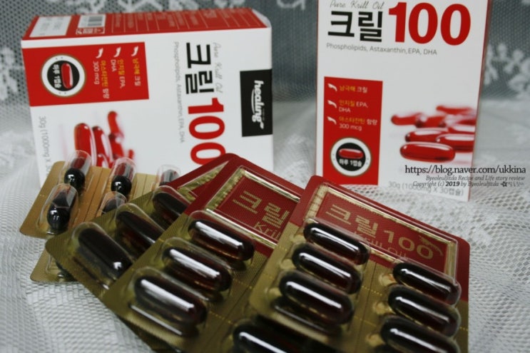  크릴오일 고르는 법과 크릴새우오일 효능||힐링크릴오일100