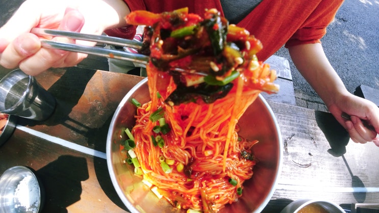 [담양 국수거리] 옛날 진미국수(열무 비빔국수,멸치국물국수)