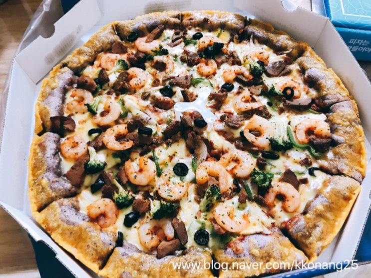  맛있는피자 쉬림프안심골드피자 피자알볼로 장인셋트 권선동피자