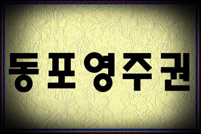  외국국적동포 한국영주권 신청 요건