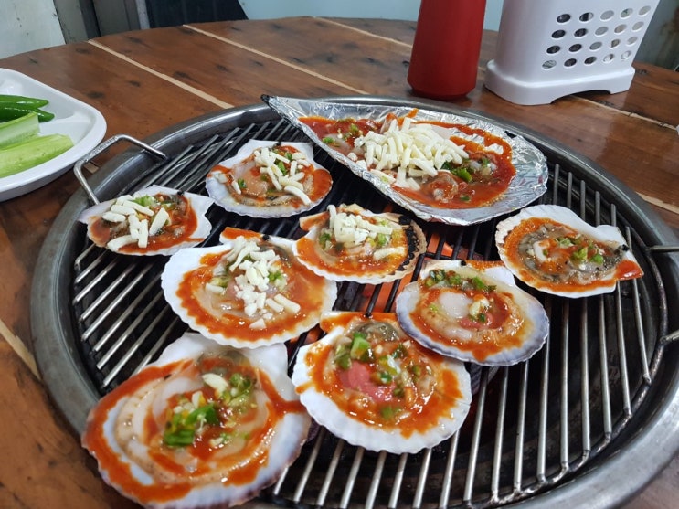  강릉 포남동 조개구이 하면 요기 → 강릉염전조개구이