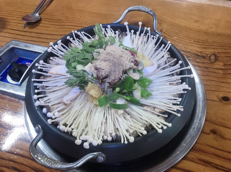  포천 산정호수 맛집 버섯전골(산비탈) 수요미식회