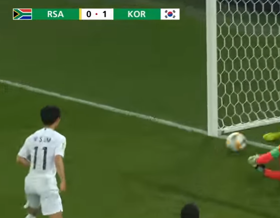  2019 U-20 월드컵 한국 남아공에게 첫 승