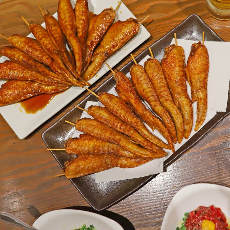  후쿠오카 맛집 텐진 이자카야 "토메테바사키" 그랑프리상 받은 닭날개와 가라아게