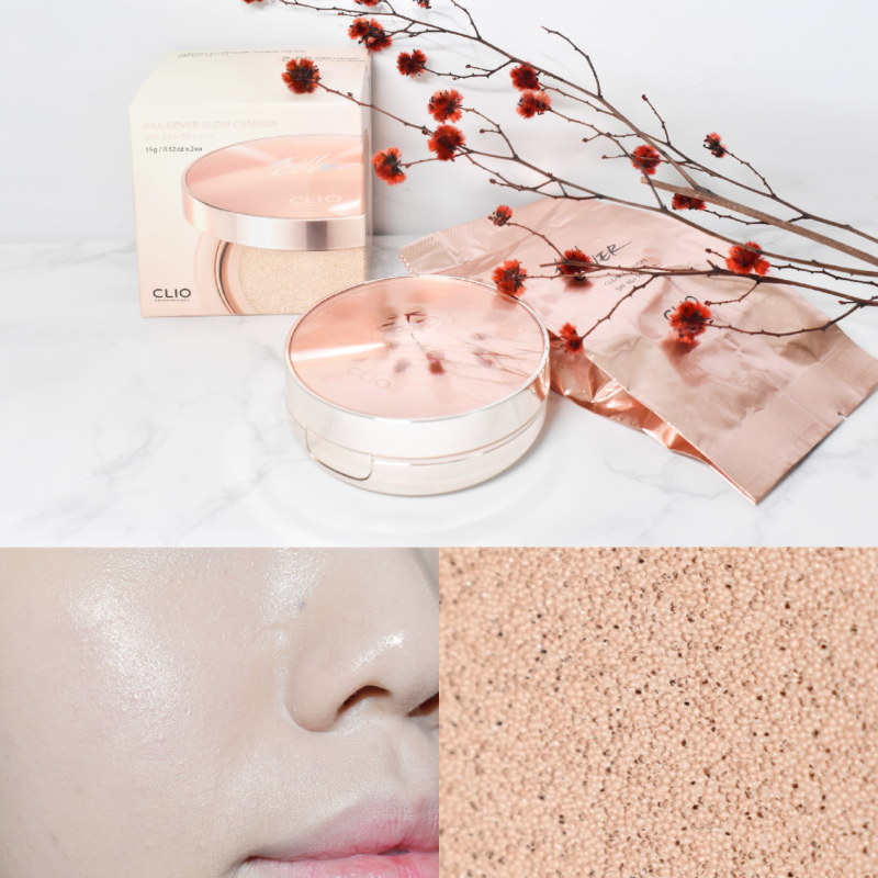 클리오 광채쿠션 2호 란제리 리뷰, 크리스탈 광고사진이랑 똑같은 광채 나옴.