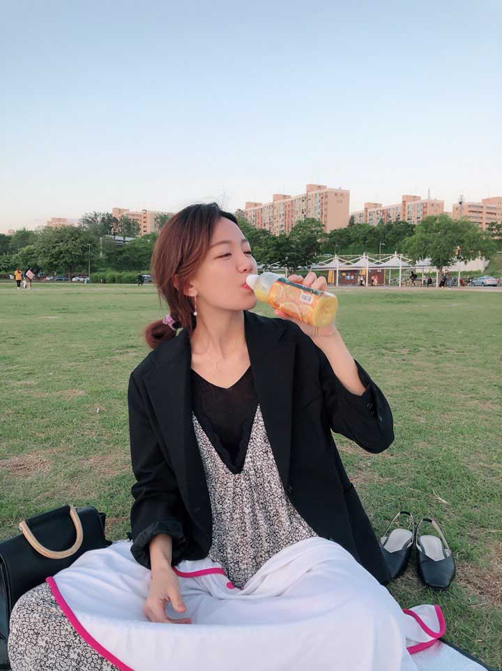  김정화 수분앰플로 유명한 셀비쥬로 톤업 관리해요!