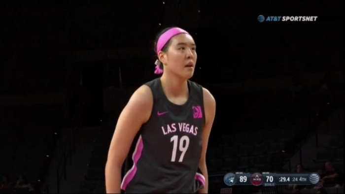 '<b>개막전</b> 교체출전' WNBA <b>박지수</b>, 7분 여 동안 3리바운드