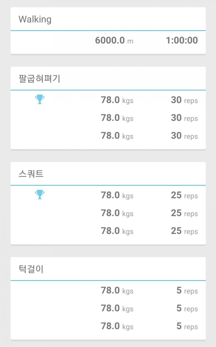  남자 맨몸운동 루틴, 운동일지 - 190529