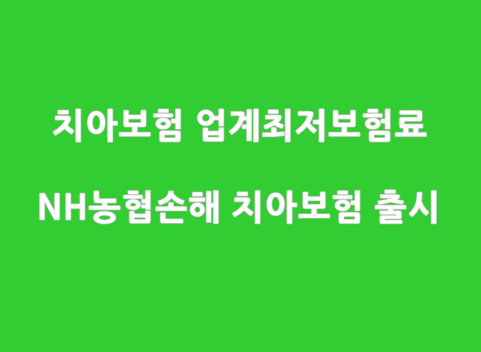  임플란트 2백만원_ NH80튼튼치아보험 VS KB드림치아보험