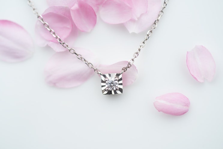  14k/18k 화이트목걸이 (for your Necklace)
