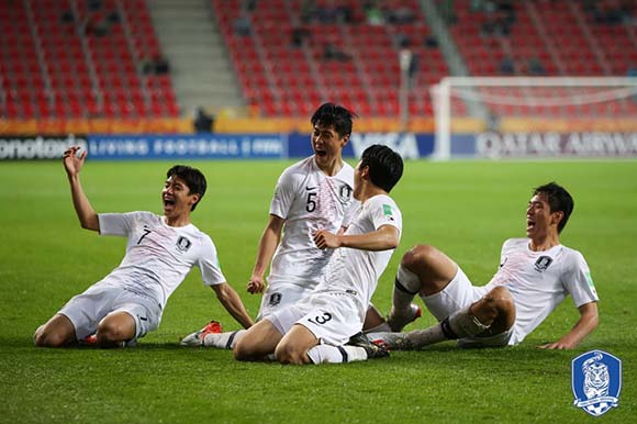 U-20 폴란드월드컵, '김현우 남아공에 1-0 결승골 승리…16강 청신호