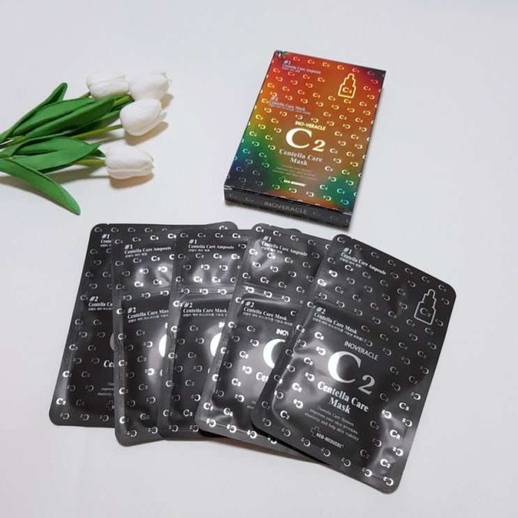  <C2 센텔라케어 마스크팩> 유수분 밸런스/ 과한 끈적임 X / 센텔라 정량 추출물 병풀 추출물, 히알루론산 / 주름 미백 이중 기능성 / 마스크팩 넬리마켓 최저가 공구