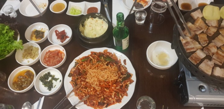  5/27 부다페스트 한식당 팔라비빔밥, 조뺑이? 삼겹살..
