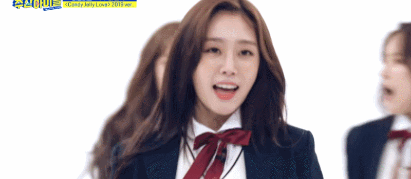 러블리즈 서지수의 데뷔곡 Candy Jelly Love 주간아이돌에서 교복의상버전영상 공개!