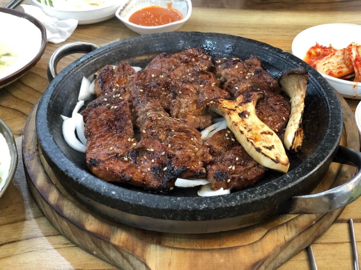  천안능수면옥 돼지석갈비 꿀맛이야
