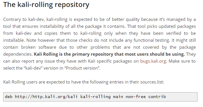 kali 리눅스 E: Package has no installation candidate 오류 해결방법 : 네이버 블로그
