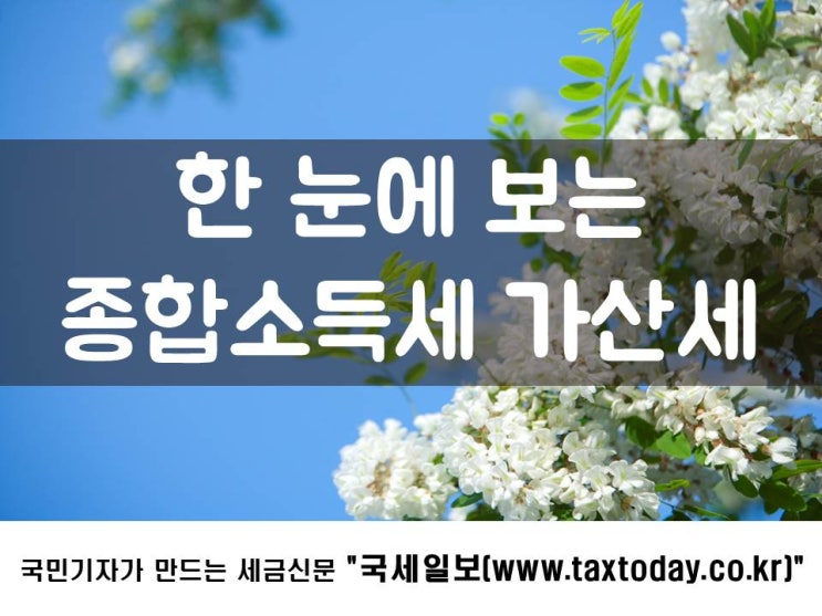  한 눈에 보는 종합소득세 가산세