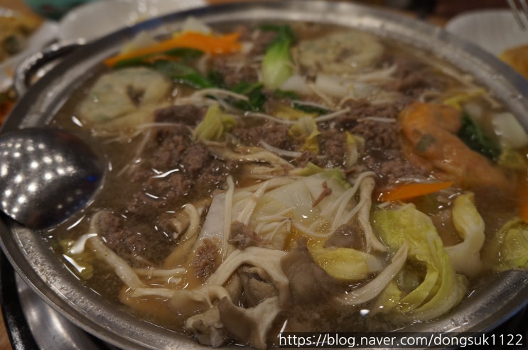  당하동 맛집 인천만두전골은 바른손만두 검단점으로!