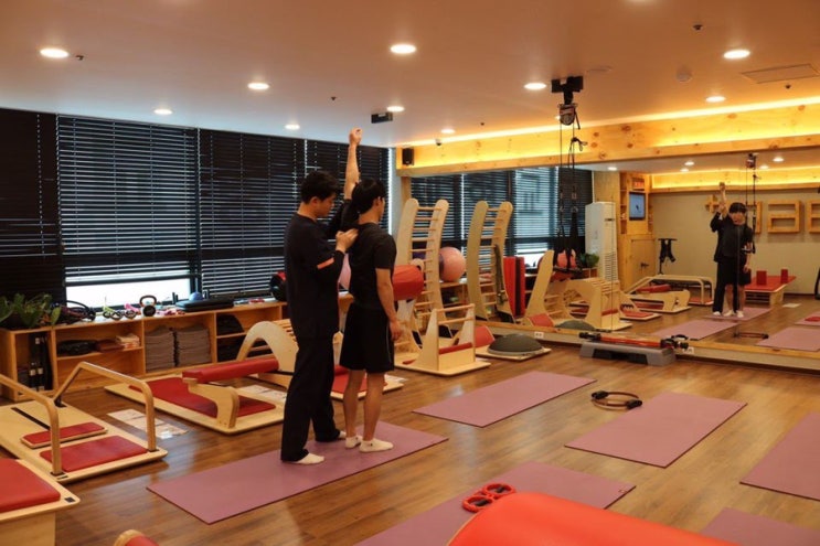 가수 지동국님 필라테스 운동