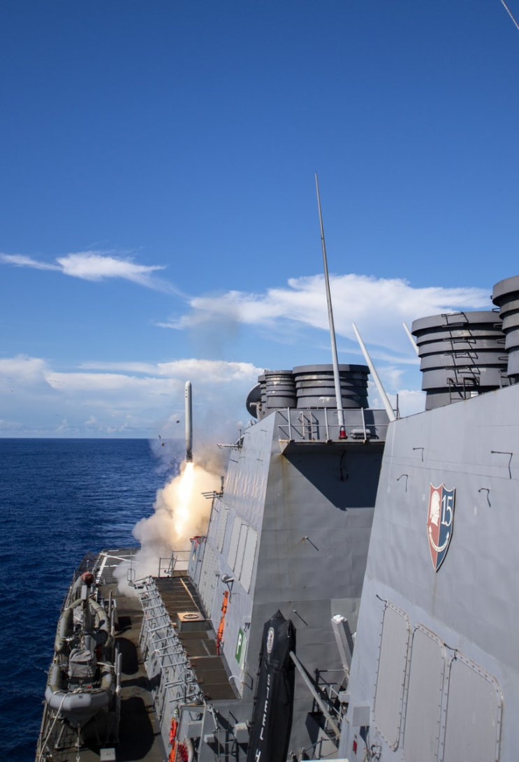미해군, ‘Pacific Vanguard’훈련에서 하푼 함대함미사일 실사격
