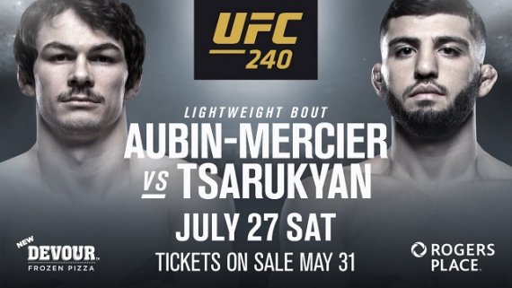 아르만 사루키안 vs 올리비에 오빈-메르시에 UFC 240