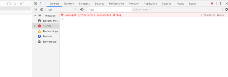 Uncaught SyntaxError: Unexpected string : 네이버 블로그
