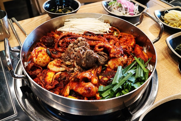  산본 맛집 철판떼기 낙지볶음~