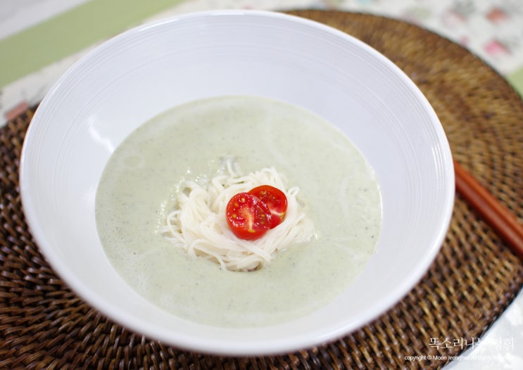  서리태 콩국수: 집에서 콩물 만들기 참 쉽죠잉~