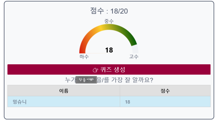  2019년 우정테스트