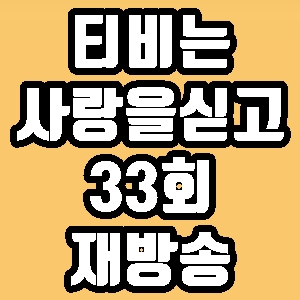 티비는 사랑을 싣고 김한국 김미화 33회 재방송 다시보기 방송시간 편성표