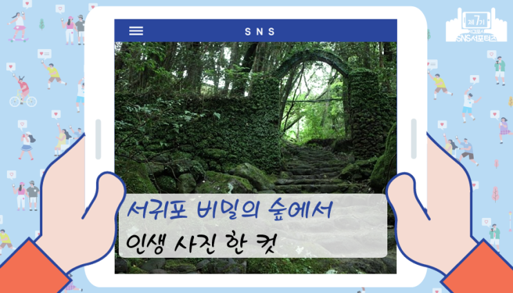  서귀포 비밀의 숲에서 인생 사진 한 컷
