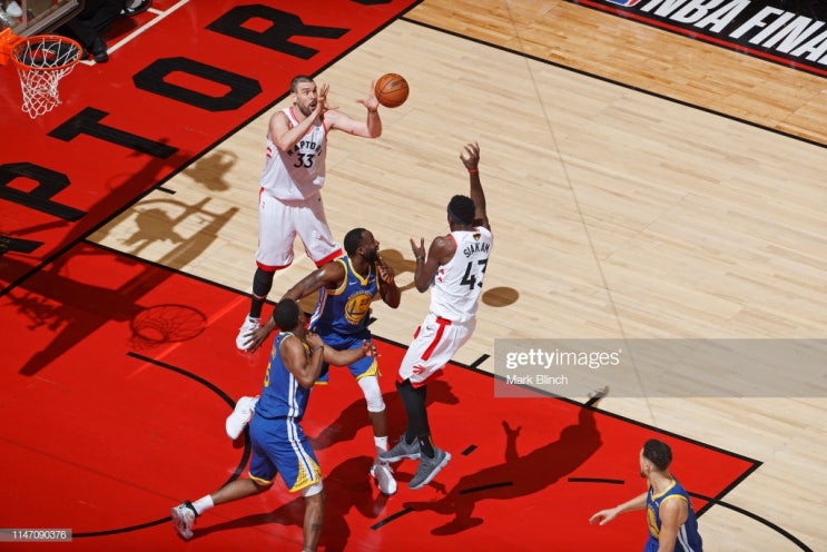  NBA Finals 2019-스몰볼 대응? 풋... 우린 빅볼로 나갈거야! 파스칼 시아캄, 마크 가솔 빅맨들 활약으로 1차전 선점한 토론토!!(골든스테이트 vs 토론토 1차전)