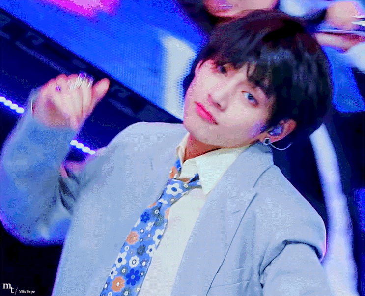  방탄소년단 엠카운트다운 입덕 직캠 작은 것들을 위한 시 뷔 움짤 모음
