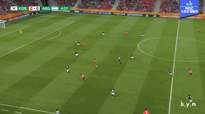  이강인 U-20 월드컵 아르헨티나전 활약상.gif