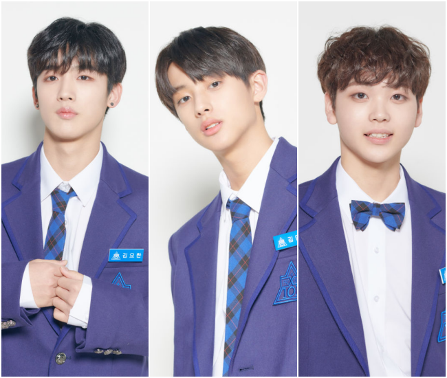  '프로듀스X101' 김요한vs김민규vs송형준, 100만표 넘긴 톱3..데뷔 꽃길 걸을까