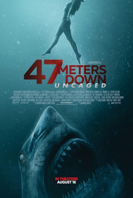 외국공포영화 47미터 2 : 언케이지드 (47 Meters Down: Uncaged, 2019) 예고편