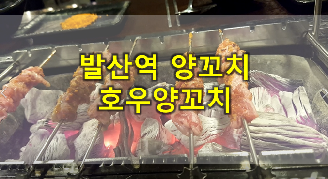  발산역 양꼬치 : 호우양꼬치