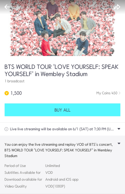  [6월2일 새벽] BTS 월드 투어 in 웸블리 스타디움  / UEFA 챔피언스리스 결승전