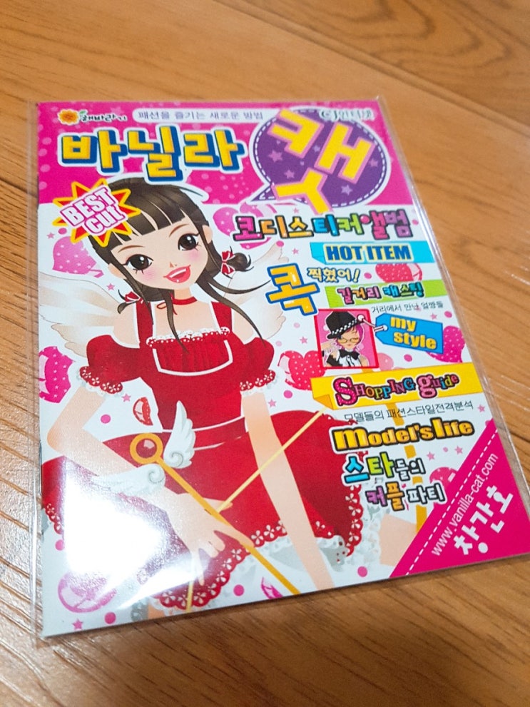  해바라기 팬시 - 바닐라캣 아바타 코디스티커북