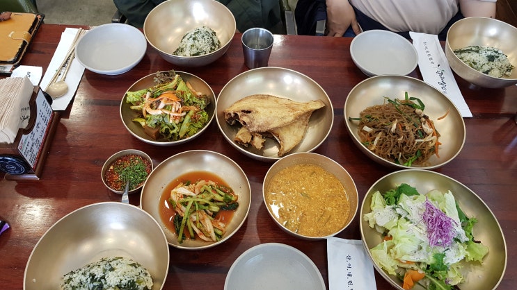  인천시청 맛집, 구월동 곤드레밥집/대박!!!끝내준다, 디저트도 대박~