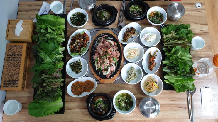  옥천맛집 우렁 골목쌈밥