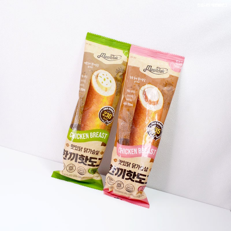 닭가슴살 핫도그 맛있닭 건강한 아이들간식 이에요!