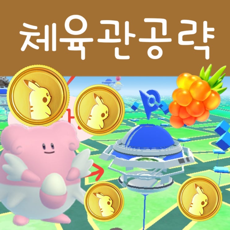  포켓몬고 체육관 포켓코인 및 방어 포켓몬 추천