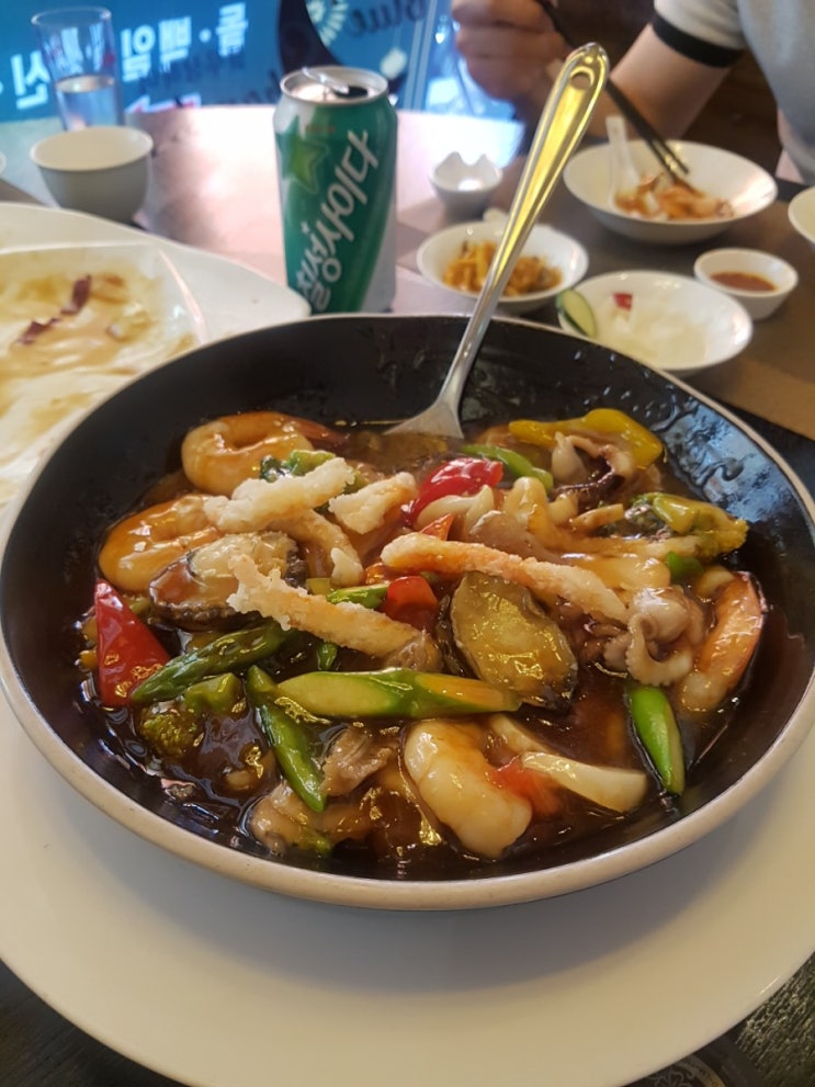  분당 정자역 중식당 블루샹하이 멘보샤 여경래 쉐프
