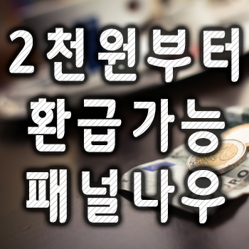 [패널나우] 2천원 부터 환급가능한 리서치 앱