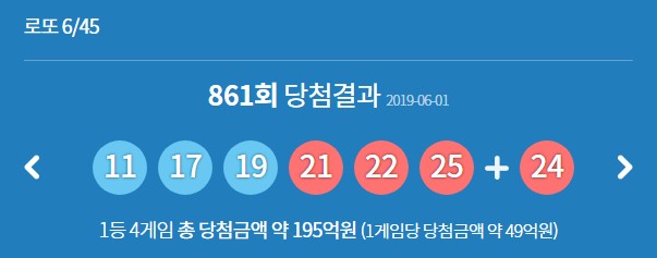  로또 861회 당첨번호, 1등 당첨 지역은 도대체 어디?